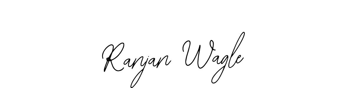 The best way (Bearetta-2O07w) to make a short signature is to pick only two or three words in your name. The name Ranjan Wagle include a total of six letters. For converting this name. Ranjan Wagle signature style 12 images and pictures png