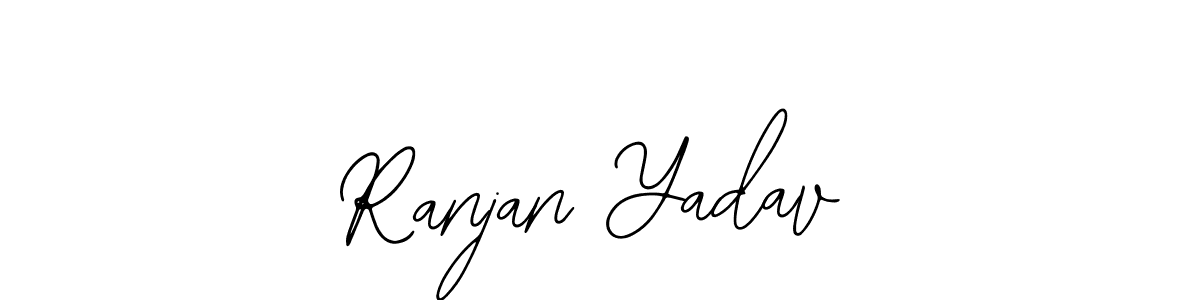 Similarly Bearetta-2O07w is the best handwritten signature design. Signature creator online .You can use it as an online autograph creator for name Ranjan Yadav. Ranjan Yadav signature style 12 images and pictures png