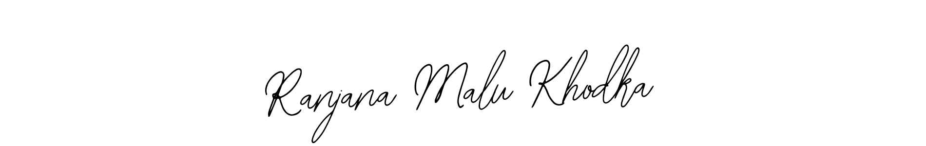 Similarly Bearetta-2O07w is the best handwritten signature design. Signature creator online .You can use it as an online autograph creator for name Ranjana Malu Khodka. Ranjana Malu Khodka signature style 12 images and pictures png
