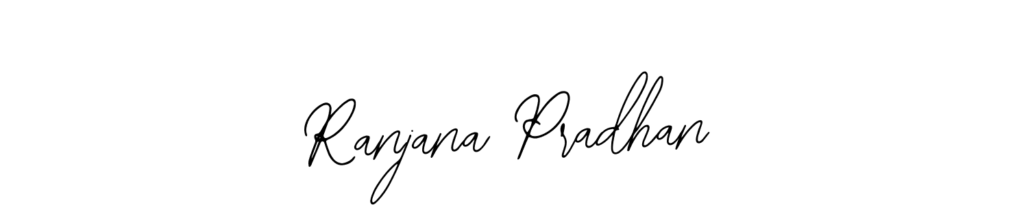 The best way (Bearetta-2O07w) to make a short signature is to pick only two or three words in your name. The name Ranjana Pradhan include a total of six letters. For converting this name. Ranjana Pradhan signature style 12 images and pictures png
