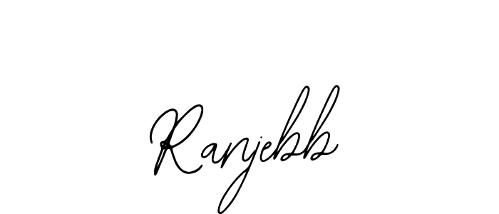 How to make Ranjebb name signature. Use Bearetta-2O07w style for creating short signs online. This is the latest handwritten sign. Ranjebb signature style 12 images and pictures png