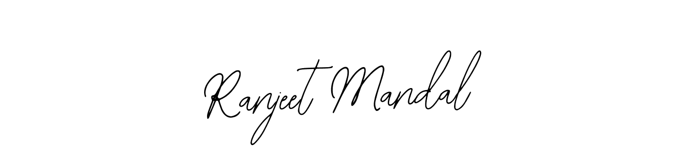 The best way (Bearetta-2O07w) to make a short signature is to pick only two or three words in your name. The name Ranjeet Mandal include a total of six letters. For converting this name. Ranjeet Mandal signature style 12 images and pictures png