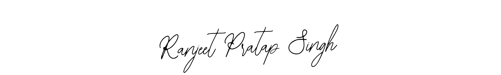 The best way (Bearetta-2O07w) to make a short signature is to pick only two or three words in your name. The name Ranjeet Pratap Singh include a total of six letters. For converting this name. Ranjeet Pratap Singh signature style 12 images and pictures png