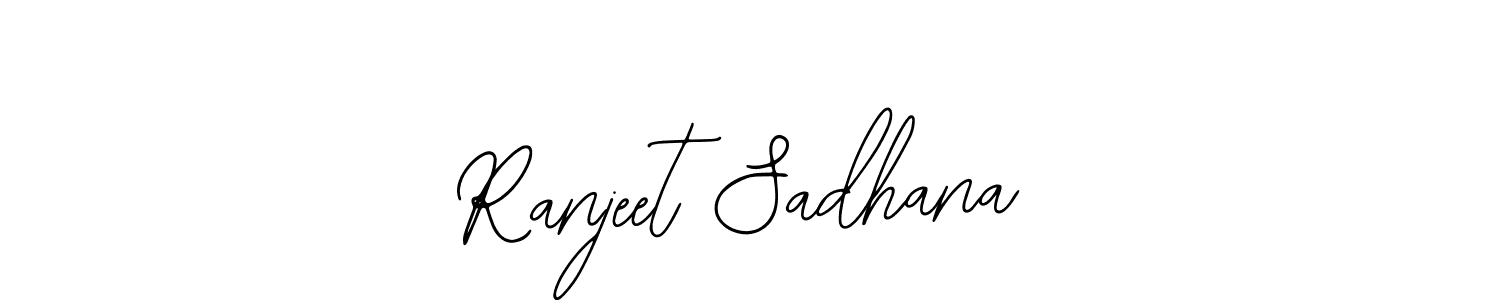 This is the best signature style for the Ranjeet Sadhana name. Also you like these signature font (Bearetta-2O07w). Mix name signature. Ranjeet Sadhana signature style 12 images and pictures png