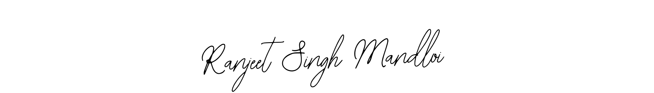 Make a beautiful signature design for name Ranjeet Singh Mandloi. Use this online signature maker to create a handwritten signature for free. Ranjeet Singh Mandloi signature style 12 images and pictures png