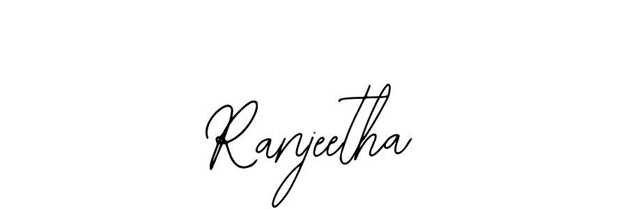Ranjeetha stylish signature style. Best Handwritten Sign (Bearetta-2O07w) for my name. Handwritten Signature Collection Ideas for my name Ranjeetha. Ranjeetha signature style 12 images and pictures png