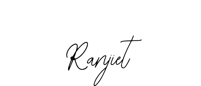 Design your own signature with our free online signature maker. With this signature software, you can create a handwritten (Bearetta-2O07w) signature for name Ranjiet. Ranjiet signature style 12 images and pictures png