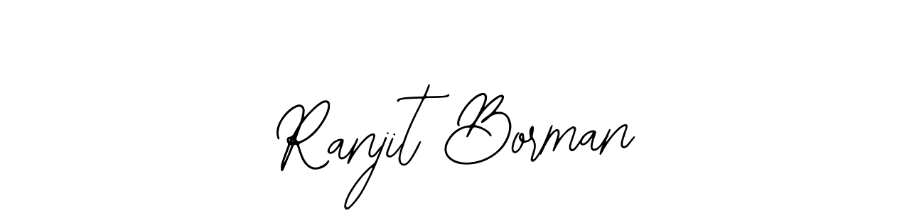 The best way (Bearetta-2O07w) to make a short signature is to pick only two or three words in your name. The name Ranjit Borman include a total of six letters. For converting this name. Ranjit Borman signature style 12 images and pictures png