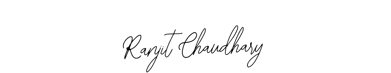 How to make Ranjit Chaudhary name signature. Use Bearetta-2O07w style for creating short signs online. This is the latest handwritten sign. Ranjit Chaudhary signature style 12 images and pictures png