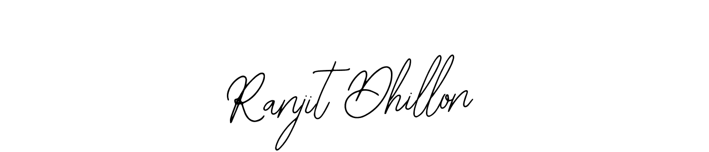 How to Draw Ranjit Dhillon signature style? Bearetta-2O07w is a latest design signature styles for name Ranjit Dhillon. Ranjit Dhillon signature style 12 images and pictures png