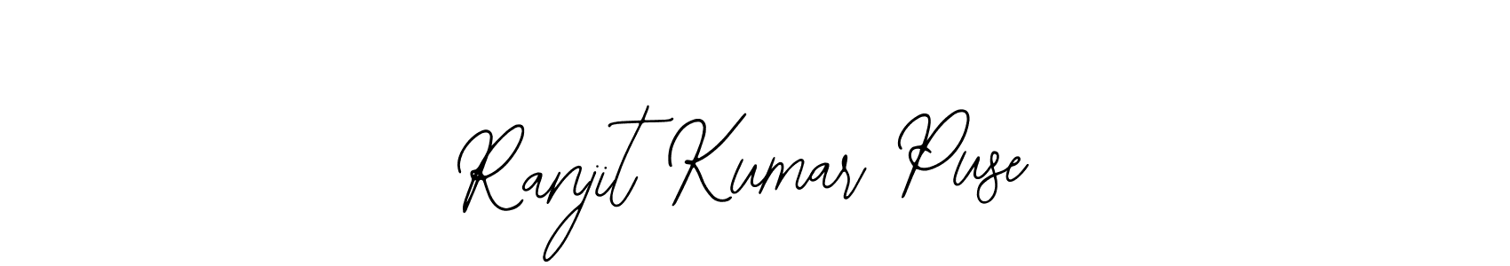 Use a signature maker to create a handwritten signature online. With this signature software, you can design (Bearetta-2O07w) your own signature for name Ranjit Kumar Puse. Ranjit Kumar Puse signature style 12 images and pictures png