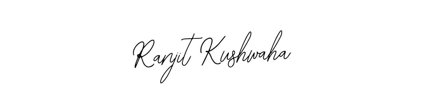 How to Draw Ranjit Kushwaha signature style? Bearetta-2O07w is a latest design signature styles for name Ranjit Kushwaha. Ranjit Kushwaha signature style 12 images and pictures png