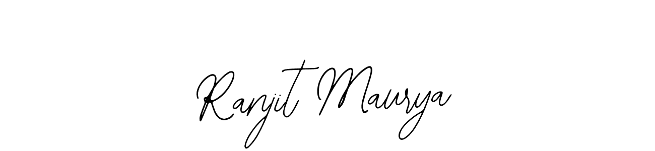 Make a short Ranjit Maurya signature style. Manage your documents anywhere anytime using Bearetta-2O07w. Create and add eSignatures, submit forms, share and send files easily. Ranjit Maurya signature style 12 images and pictures png