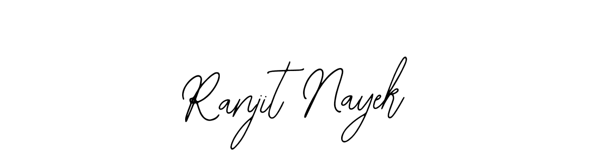 Design your own signature with our free online signature maker. With this signature software, you can create a handwritten (Bearetta-2O07w) signature for name Ranjit Nayek. Ranjit Nayek signature style 12 images and pictures png