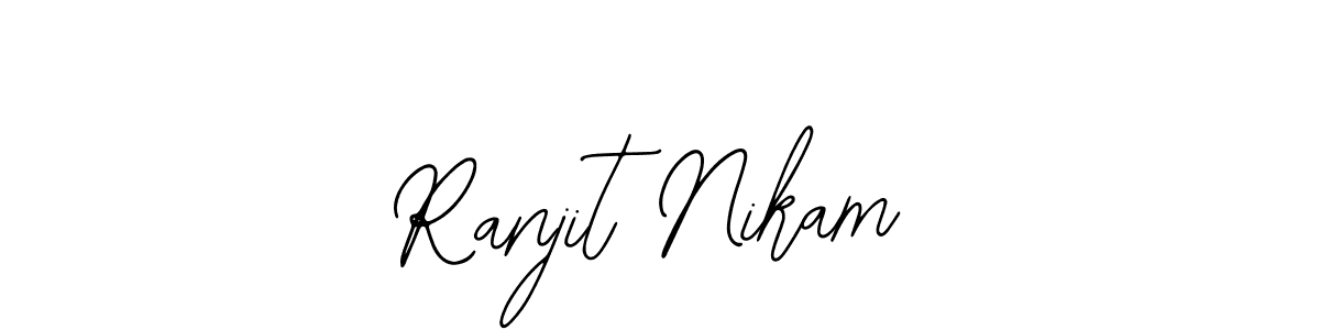 Make a beautiful signature design for name Ranjit Nikam. Use this online signature maker to create a handwritten signature for free. Ranjit Nikam signature style 12 images and pictures png