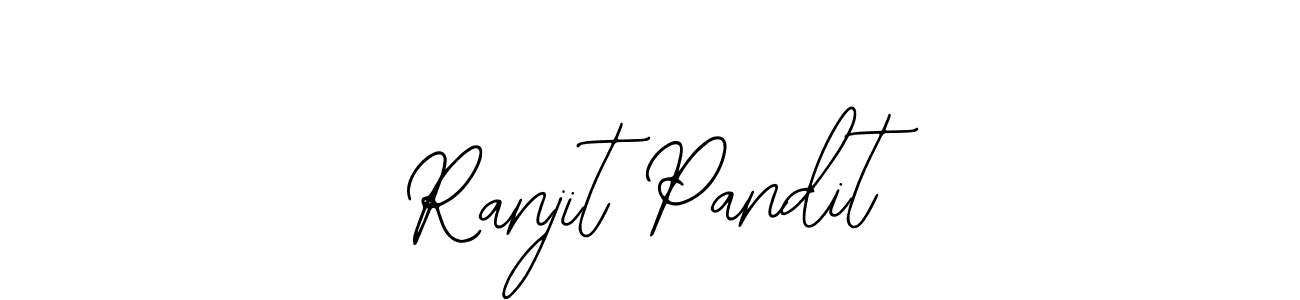 How to make Ranjit Pandit signature? Bearetta-2O07w is a professional autograph style. Create handwritten signature for Ranjit Pandit name. Ranjit Pandit signature style 12 images and pictures png