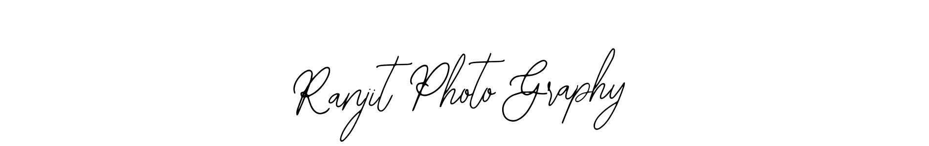 The best way (Bearetta-2O07w) to make a short signature is to pick only two or three words in your name. The name Ranjit Photo Graphy include a total of six letters. For converting this name. Ranjit Photo Graphy signature style 12 images and pictures png
