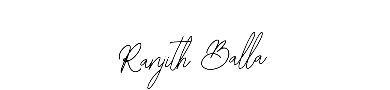Make a beautiful signature design for name Ranjith Balla. With this signature (Bearetta-2O07w) style, you can create a handwritten signature for free. Ranjith Balla signature style 12 images and pictures png