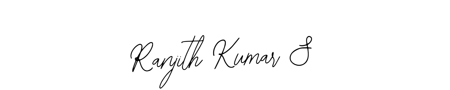 Design your own signature with our free online signature maker. With this signature software, you can create a handwritten (Bearetta-2O07w) signature for name Ranjith Kumar S. Ranjith Kumar S signature style 12 images and pictures png