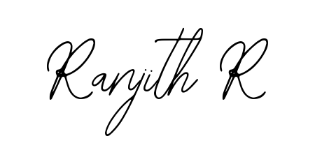 Also we have Ranjith R name is the best signature style. Create professional handwritten signature collection using Bearetta-2O07w autograph style. Ranjith R signature style 12 images and pictures png
