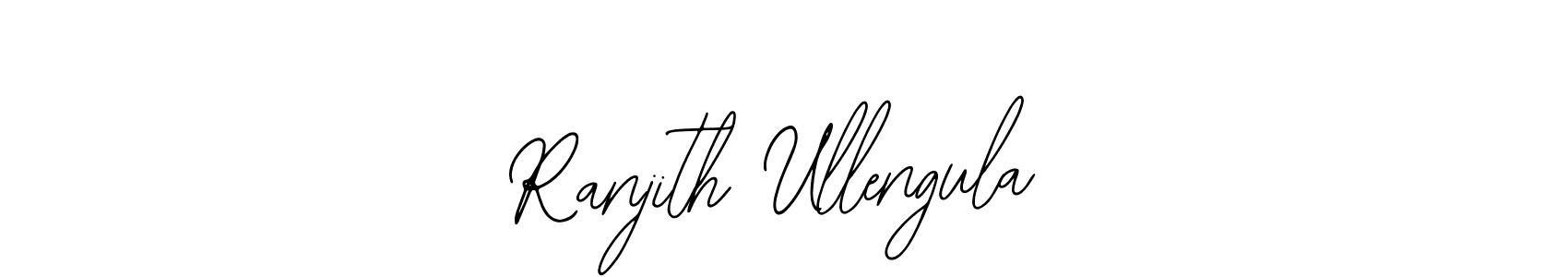 Use a signature maker to create a handwritten signature online. With this signature software, you can design (Bearetta-2O07w) your own signature for name Ranjith Ullengula. Ranjith Ullengula signature style 12 images and pictures png