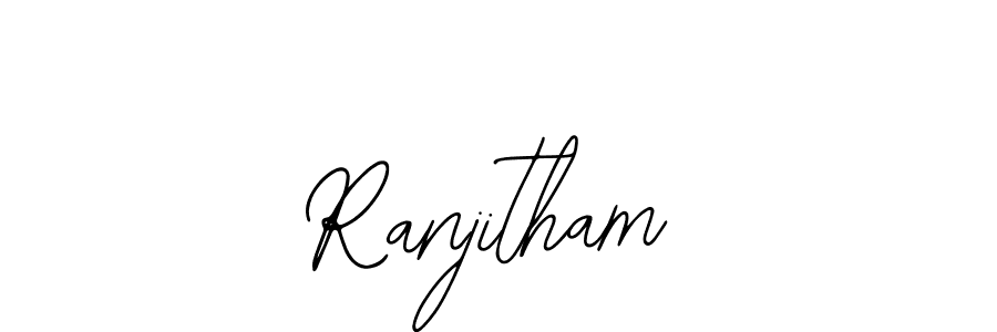 Ranjitham stylish signature style. Best Handwritten Sign (Bearetta-2O07w) for my name. Handwritten Signature Collection Ideas for my name Ranjitham. Ranjitham signature style 12 images and pictures png