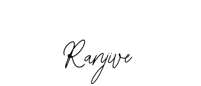 The best way (Bearetta-2O07w) to make a short signature is to pick only two or three words in your name. The name Ranjive include a total of six letters. For converting this name. Ranjive signature style 12 images and pictures png