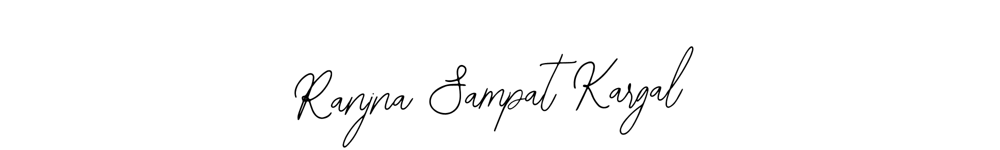 The best way (Bearetta-2O07w) to make a short signature is to pick only two or three words in your name. The name Ranjna Sampat Kargal include a total of six letters. For converting this name. Ranjna Sampat Kargal signature style 12 images and pictures png