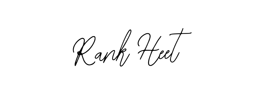 Also we have Rank Heet name is the best signature style. Create professional handwritten signature collection using Bearetta-2O07w autograph style. Rank Heet signature style 12 images and pictures png