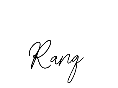 Design your own signature with our free online signature maker. With this signature software, you can create a handwritten (Bearetta-2O07w) signature for name Ranq. Ranq signature style 12 images and pictures png