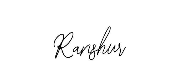 Ranshur stylish signature style. Best Handwritten Sign (Bearetta-2O07w) for my name. Handwritten Signature Collection Ideas for my name Ranshur. Ranshur signature style 12 images and pictures png