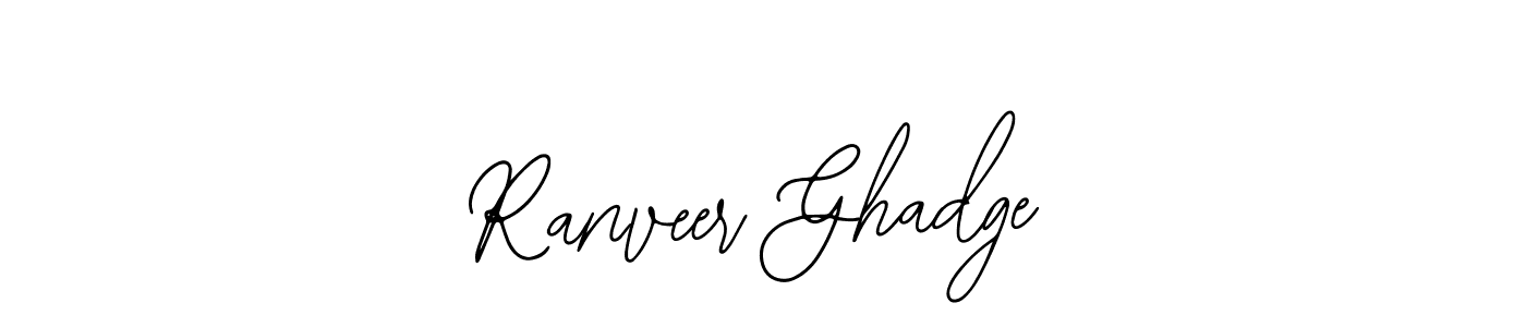 Also You can easily find your signature by using the search form. We will create Ranveer Ghadge name handwritten signature images for you free of cost using Bearetta-2O07w sign style. Ranveer Ghadge signature style 12 images and pictures png