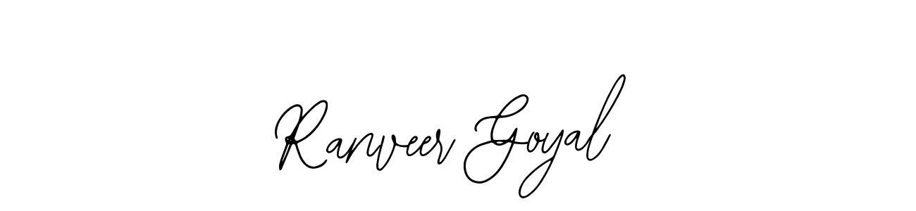 The best way (Bearetta-2O07w) to make a short signature is to pick only two or three words in your name. The name Ranveer Goyal include a total of six letters. For converting this name. Ranveer Goyal signature style 12 images and pictures png