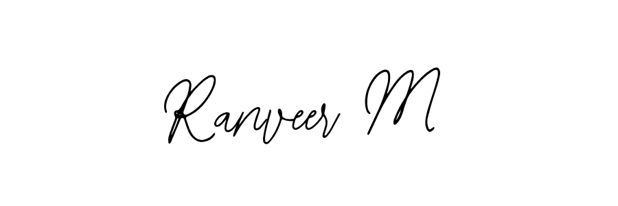 Create a beautiful signature design for name Ranveer M. With this signature (Bearetta-2O07w) fonts, you can make a handwritten signature for free. Ranveer M signature style 12 images and pictures png