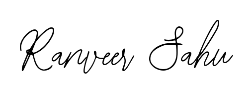 Create your official email sign-off with Ranveer Sahu name in Bearetta-2O07w style. Crisp, clean, and perfectly legible across all screens. Ranveer Sahu signature style 12 images and pictures png