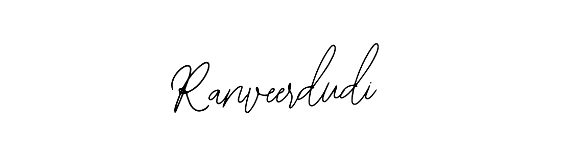 Use a signature maker to create a handwritten signature online. With this signature software, you can design (Bearetta-2O07w) your own signature for name Ranveerdudi. Ranveerdudi signature style 12 images and pictures png