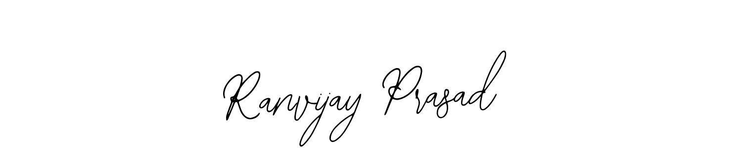 Also we have Ranvijay Prasad name is the best signature style. Create professional handwritten signature collection using Bearetta-2O07w autograph style. Ranvijay Prasad signature style 12 images and pictures png