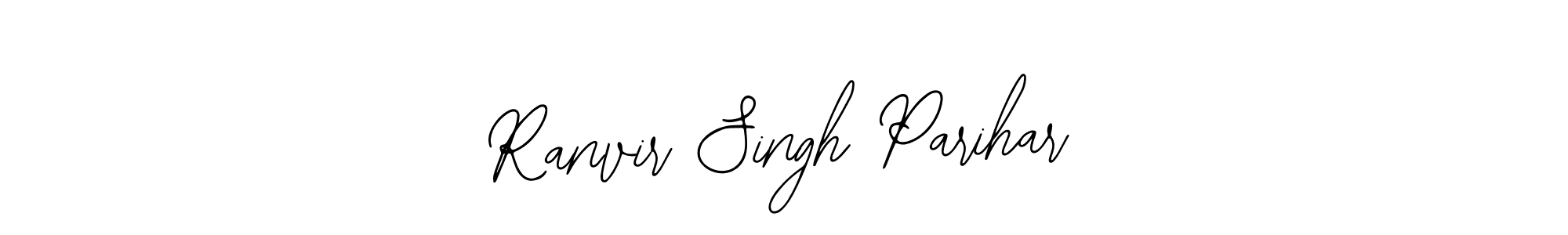 You should practise on your own different ways (Bearetta-2O07w) to write your name (Ranvir Singh Parihar) in signature. don't let someone else do it for you. Ranvir Singh Parihar signature style 12 images and pictures png