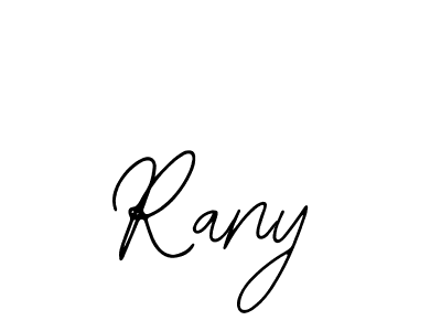 Use a signature maker to create a handwritten signature online. With this signature software, you can design (Bearetta-2O07w) your own signature for name Rany. Rany signature style 12 images and pictures png