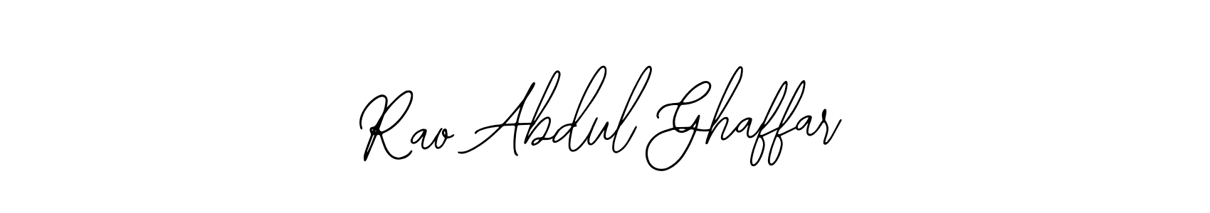 How to Draw Rao Abdul Ghaffar signature style? Bearetta-2O07w is a latest design signature styles for name Rao Abdul Ghaffar. Rao Abdul Ghaffar signature style 12 images and pictures png