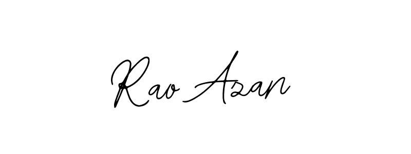 How to make Rao Azan name signature. Use Bearetta-2O07w style for creating short signs online. This is the latest handwritten sign. Rao Azan signature style 12 images and pictures png