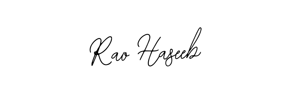 How to make Rao Haseeb signature? Bearetta-2O07w is a professional autograph style. Create handwritten signature for Rao Haseeb name. Rao Haseeb signature style 12 images and pictures png