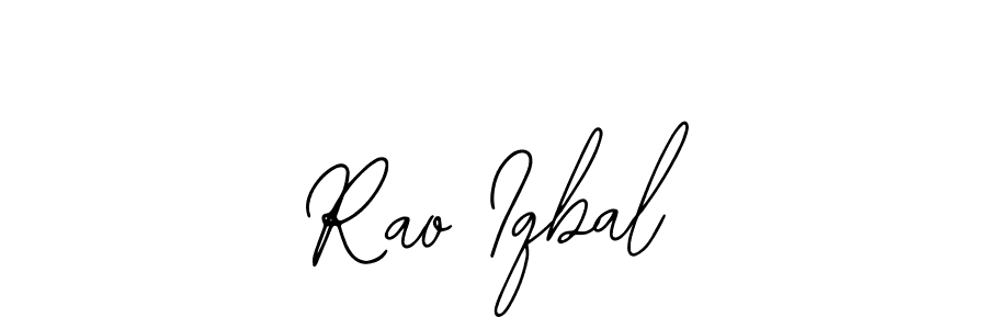 You should practise on your own different ways (Bearetta-2O07w) to write your name (Rao Iqbal) in signature. don't let someone else do it for you. Rao Iqbal signature style 12 images and pictures png