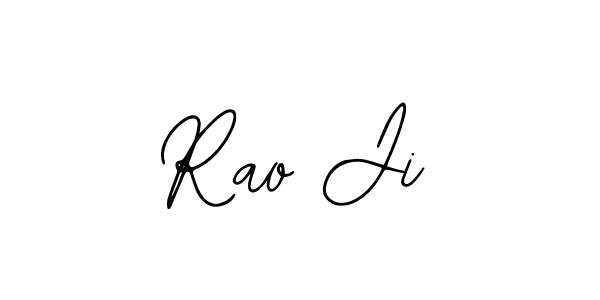 Use a signature maker to create a handwritten signature online. With this signature software, you can design (Bearetta-2O07w) your own signature for name Rao Ji. Rao Ji signature style 12 images and pictures png