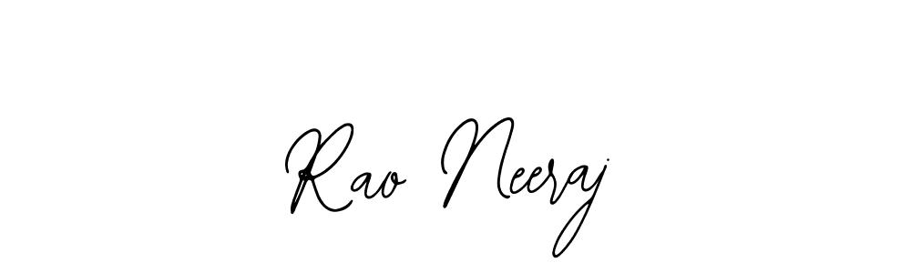 Create a beautiful signature design for name Rao Neeraj. With this signature (Bearetta-2O07w) fonts, you can make a handwritten signature for free. Rao Neeraj signature style 12 images and pictures png