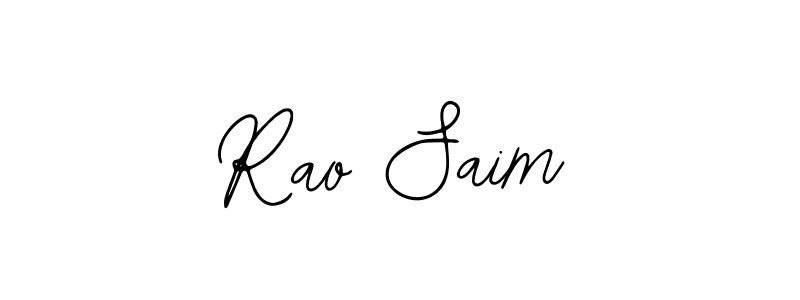 Make a beautiful signature design for name Rao Saim. With this signature (Bearetta-2O07w) style, you can create a handwritten signature for free. Rao Saim signature style 12 images and pictures png