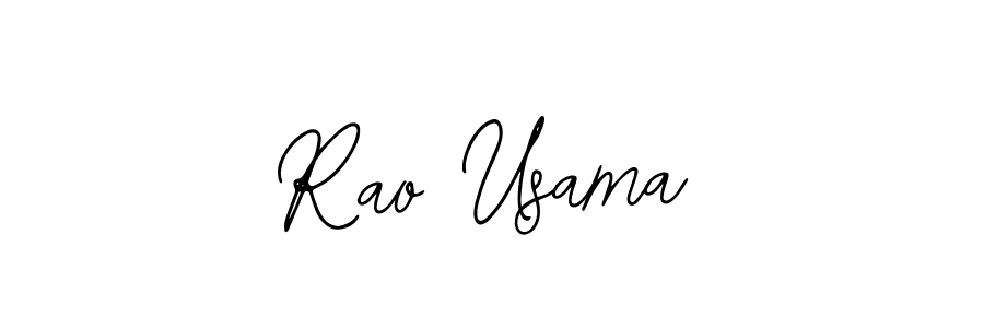 Make a beautiful signature design for name Rao Usama. With this signature (Bearetta-2O07w) style, you can create a handwritten signature for free. Rao Usama signature style 12 images and pictures png