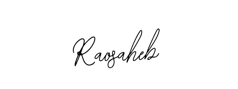 How to make Raosaheb name signature. Use Bearetta-2O07w style for creating short signs online. This is the latest handwritten sign. Raosaheb signature style 12 images and pictures png