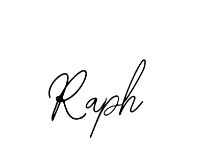 Design your own signature with our free online signature maker. With this signature software, you can create a handwritten (Bearetta-2O07w) signature for name Raph. Raph signature style 12 images and pictures png