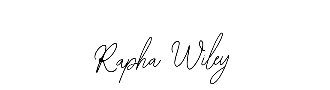 You can use this online signature creator to create a handwritten signature for the name Rapha Wiley. This is the best online autograph maker. Rapha Wiley signature style 12 images and pictures png